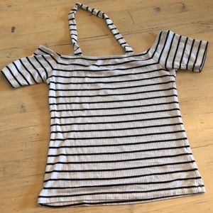 Bare shoulder crop top from American Eagle